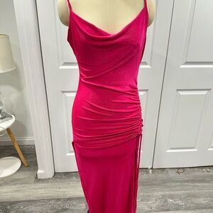Primark Fuchsia Asymmetrical Dress